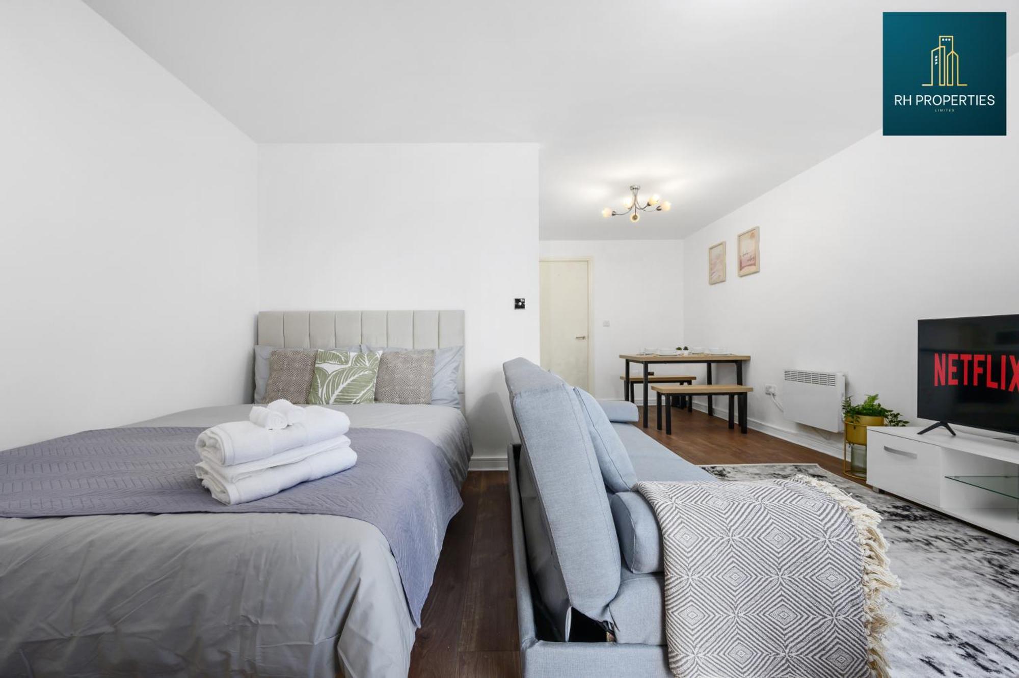 Modern Studio Near City Centre Манчестер Екстер'єр фото